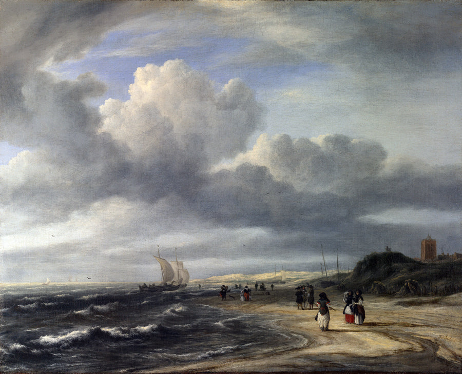Le rivage à Egmond-aan-Zee - Jacob van Ruisdael