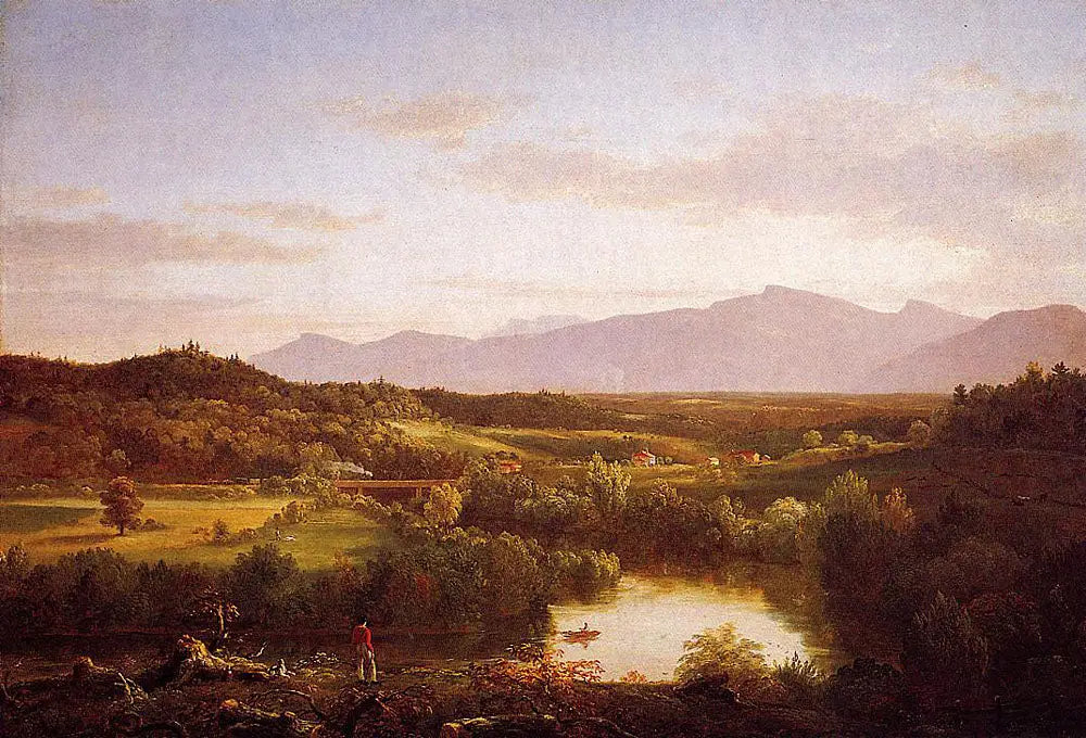 Rivière dans les Catskills - Thomas Cole image 1 reproduction de peinture à l’huile