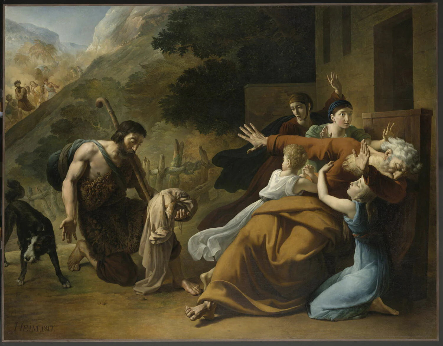 La robe ensanglantée de Joseph apportée à Jacob - François-Joseph Heim