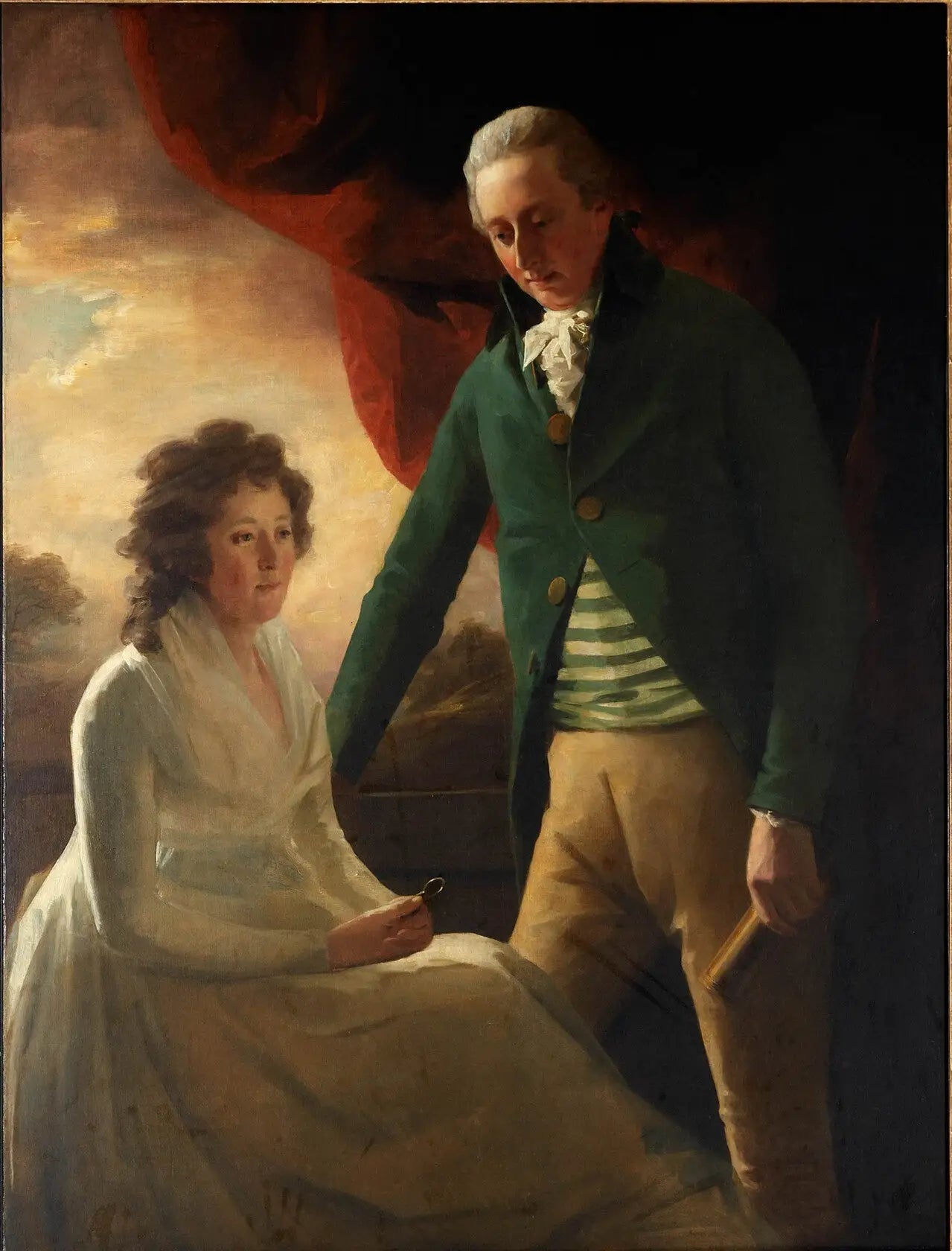 Robert Colt d'Auldhame, député, et son épouse Grizel - Henry Raeburn image 1 tableau peint à l’huile sur toile