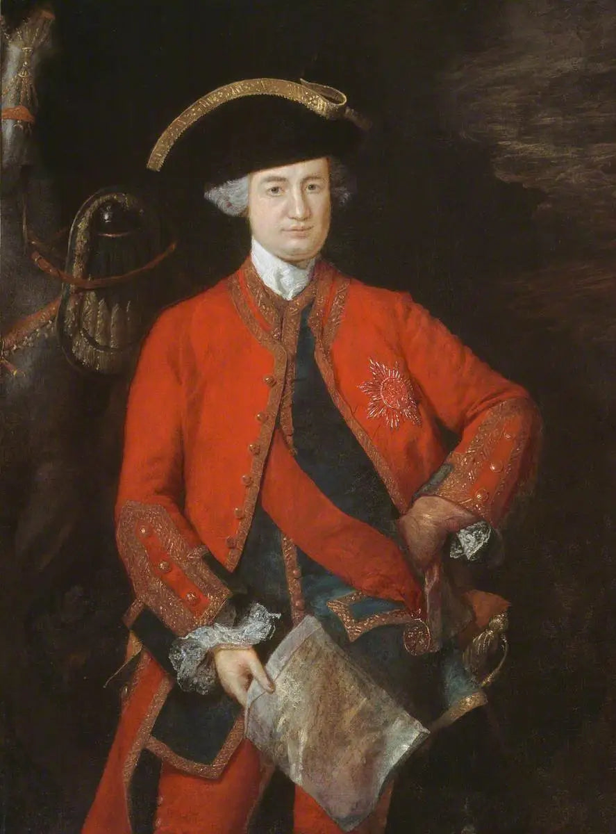 Robert, Lord Clive (1725–1774), en uniforme d'officier général - Thomas Gainsborough image 1 reproduction de peinture à l’huile