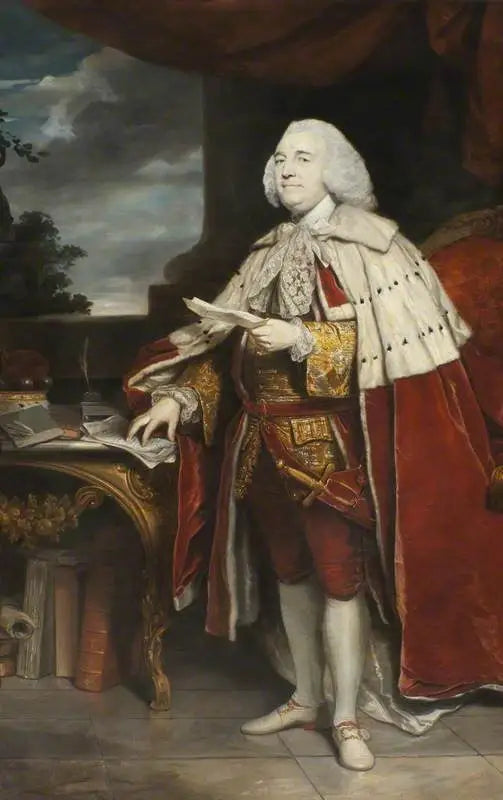 Robert Marsham (1712–1794), deuxième baron Romney et deuxième président de la Society of Arts - Joshua Reynolds image 1 reproduction d’œuvre d’art à l’huile