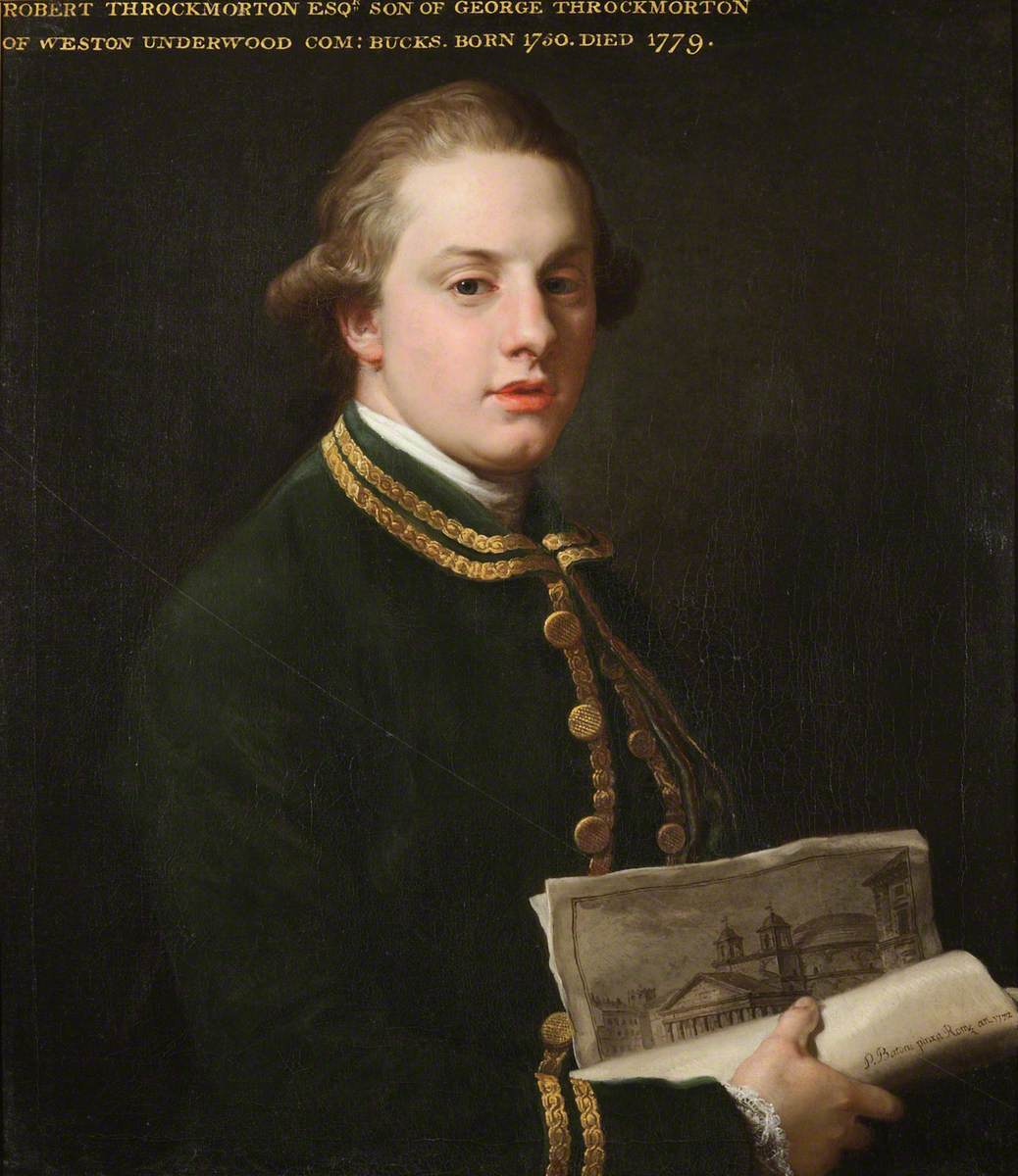 Robert Throckmorton (1750-1779) - Pompeo Batoni image 1 copie peinte à la main à l’huile