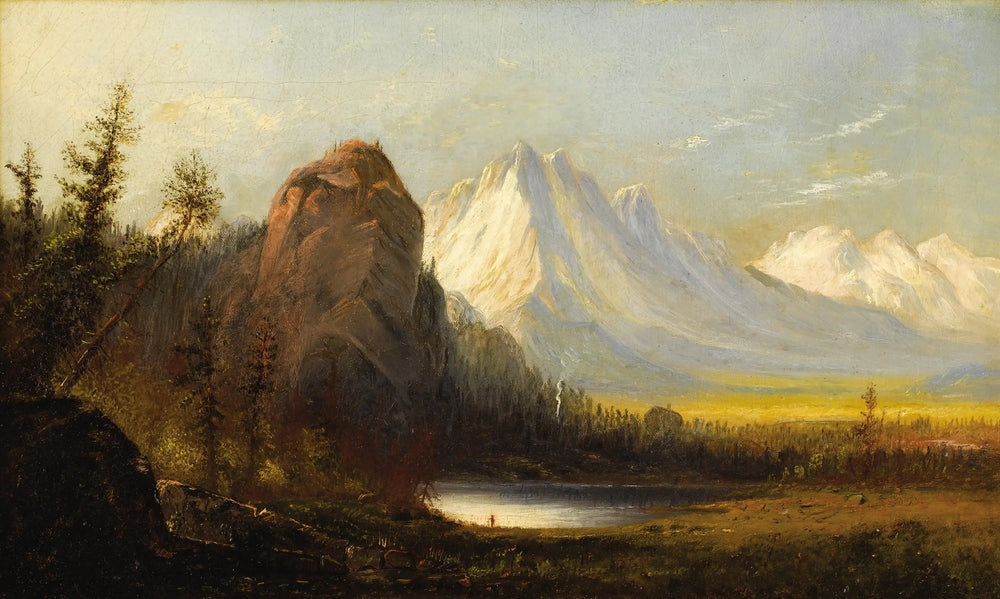 Rocher de la Cathédrale - Albert Bierstadt image 1 reproduction d’œuvre d’art à l’huile