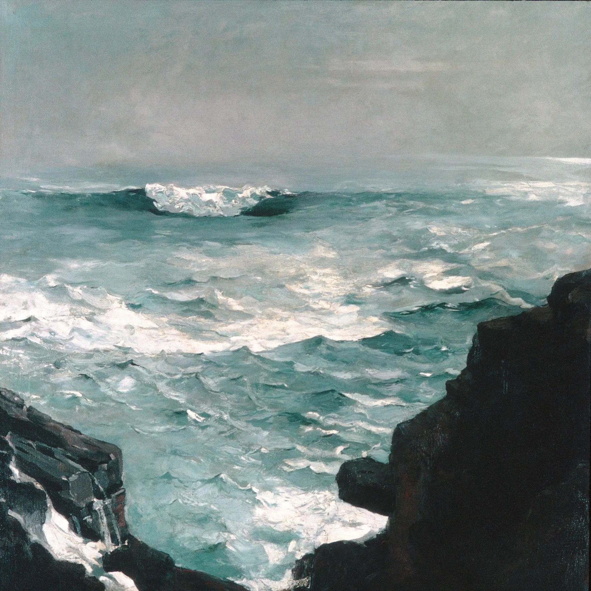Rocher du Canon - Winslow Homer image 1 reproduction de peinture à l’huile