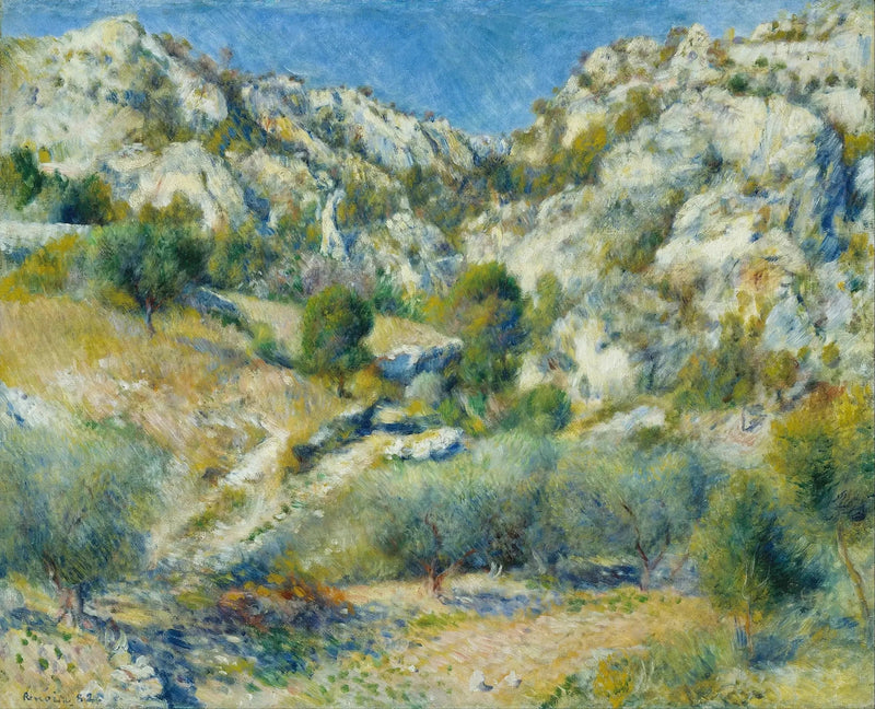 Rochers de l'Estaque - Pierre-Auguste Renoir