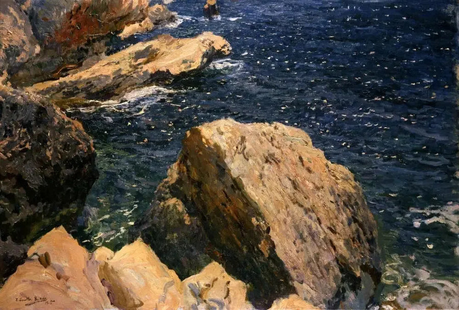 Rochers du Cap, Jávea - Joaquín Sorolla
