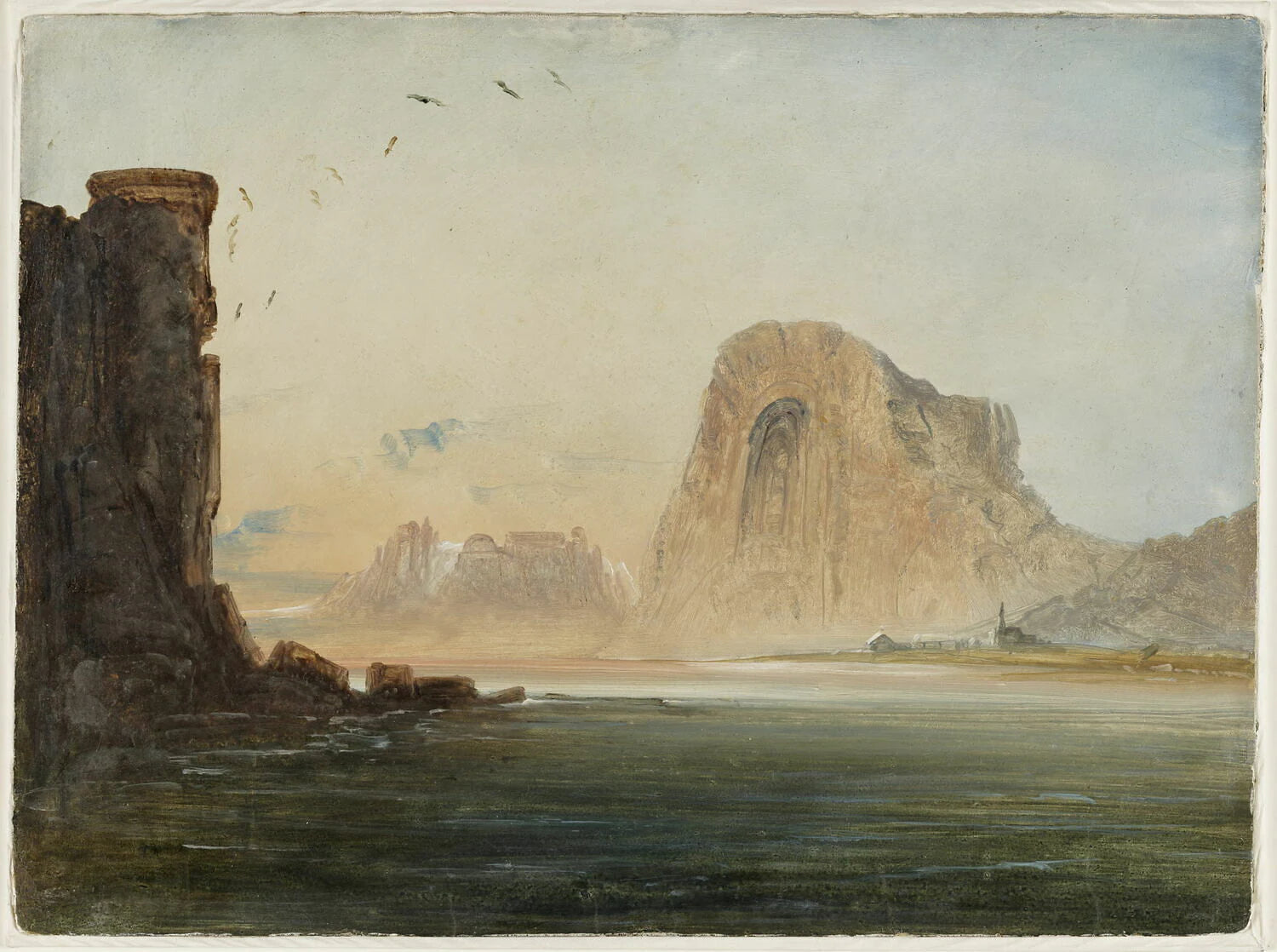 Rôd-Öe, actuelle Rödöy (esquisse) - Peder Balke