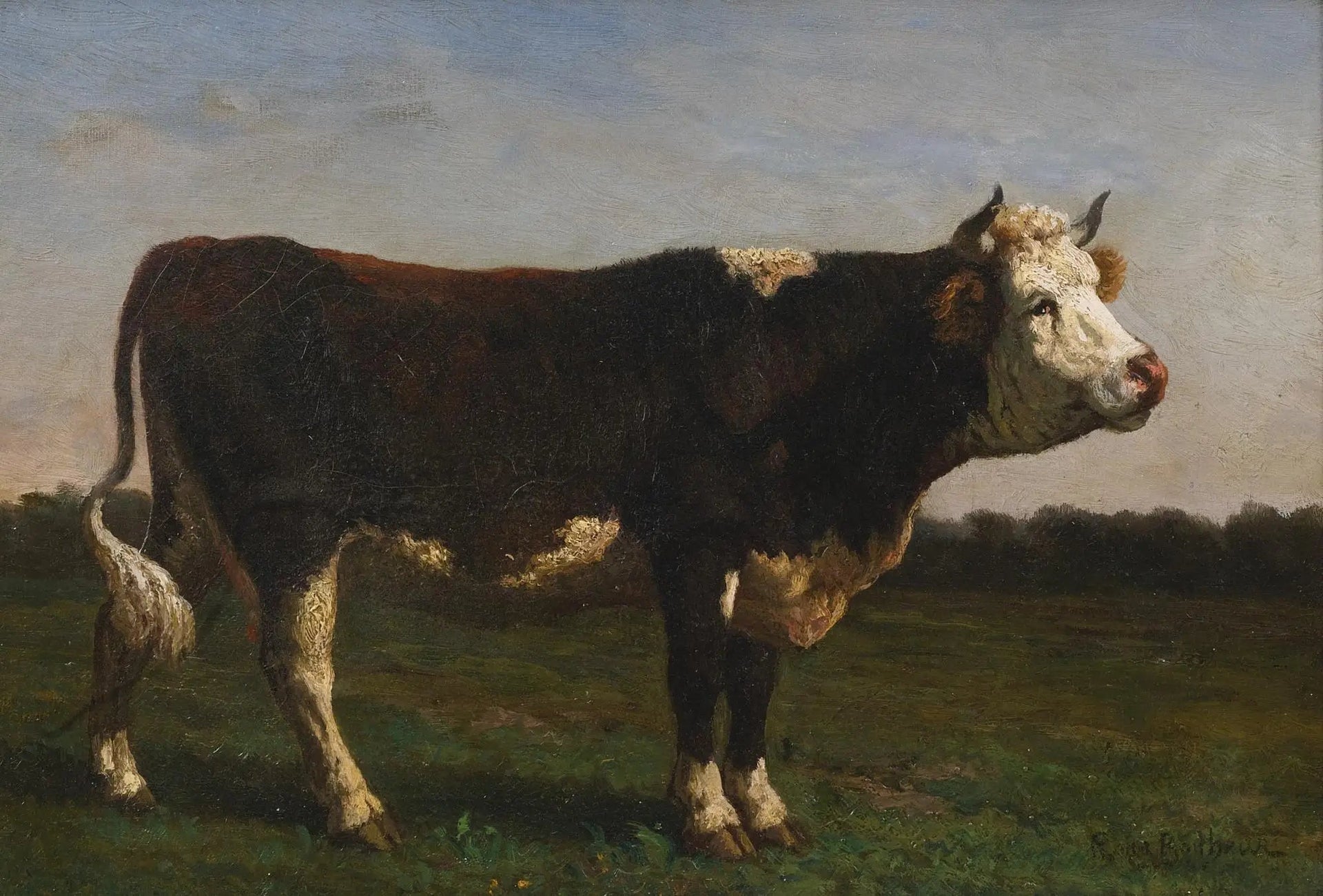 Roi du troupeau - Rosa Bonheur image 1 reproduction de peinture à l’huile