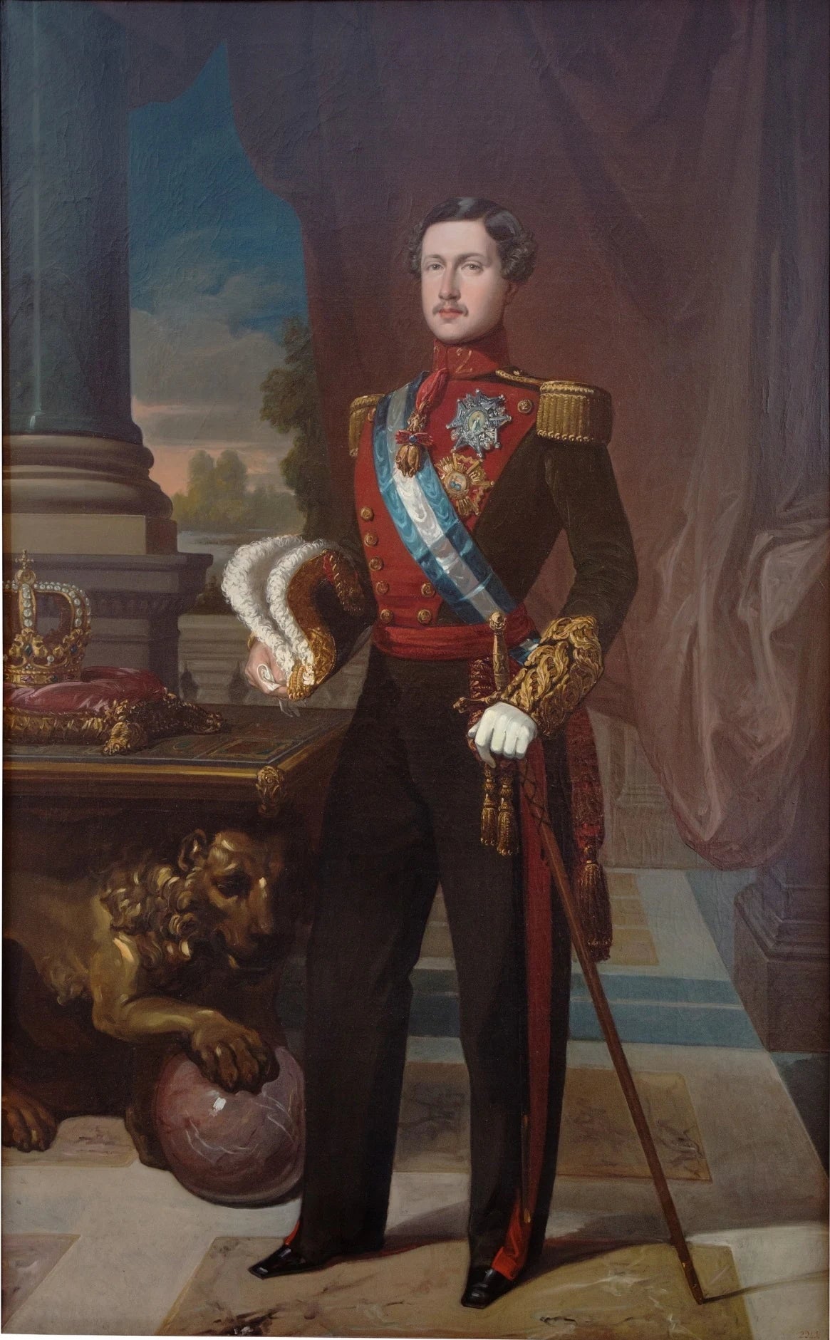 Le roi François d'Assise en uniforme de capitaine général - Francisco Sainz