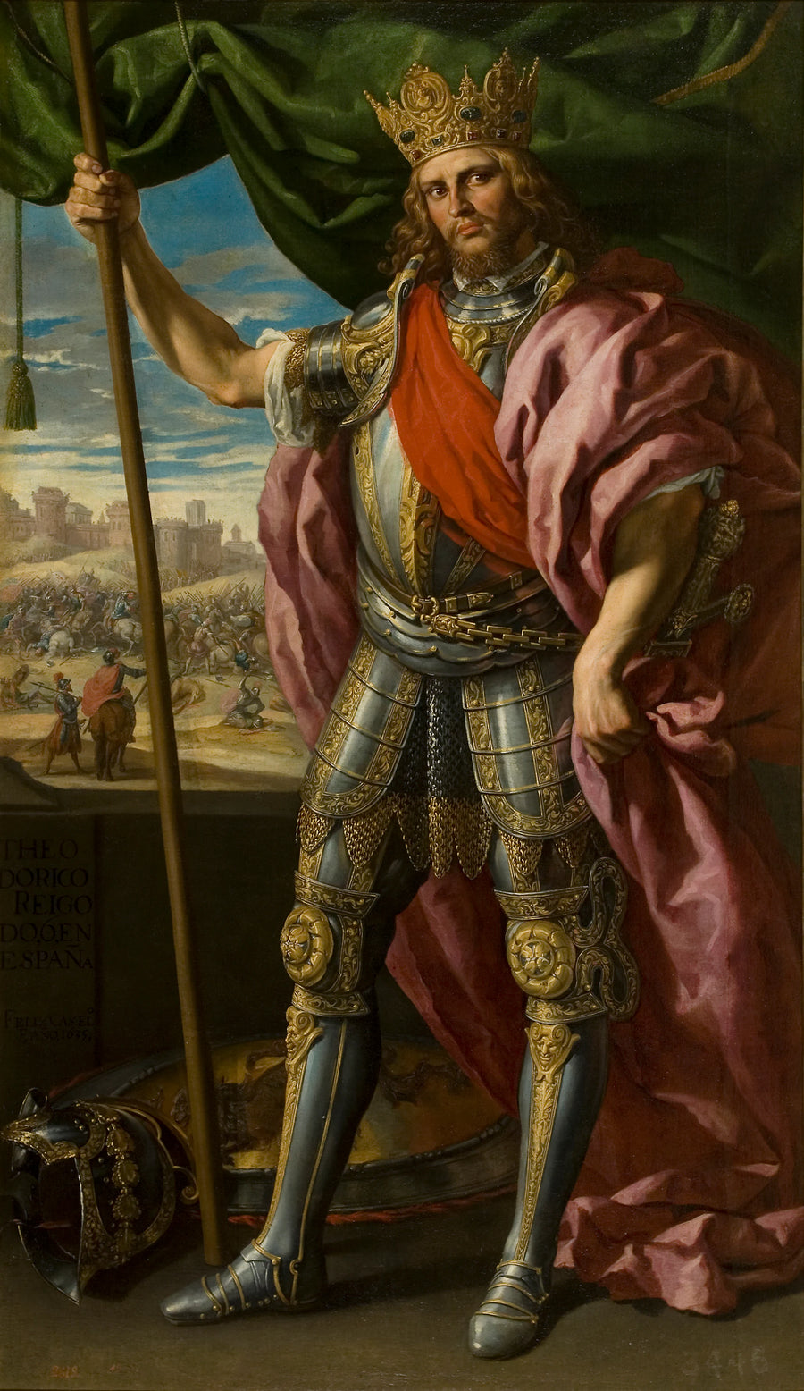 Roi gothique Théodoric - Félix Castelo