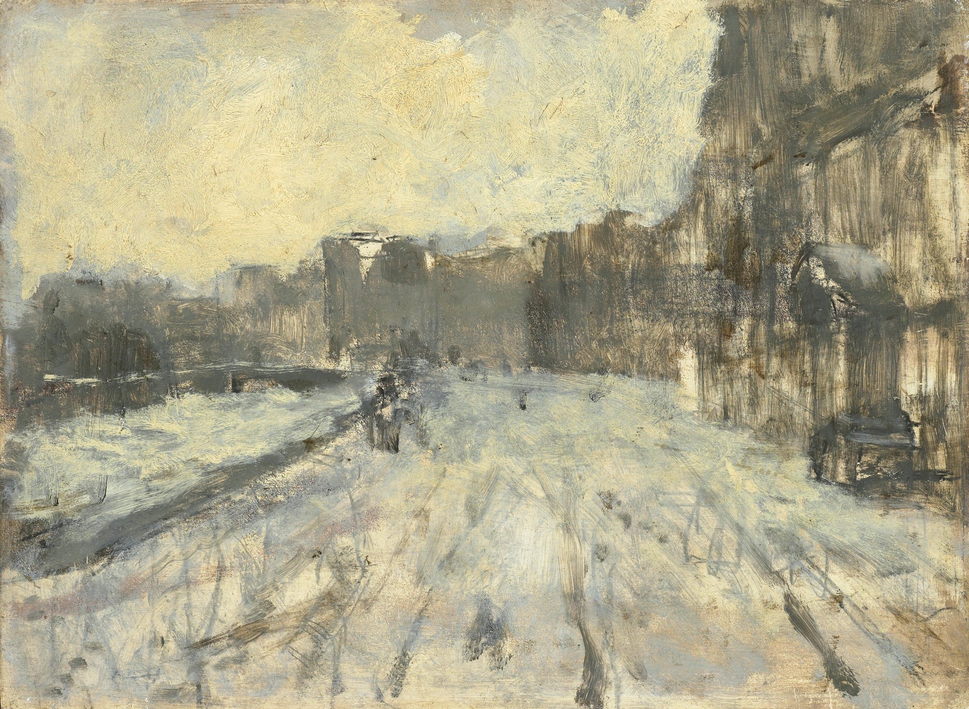 Le Rokin à Amsterdam - George Hendrik Breitner