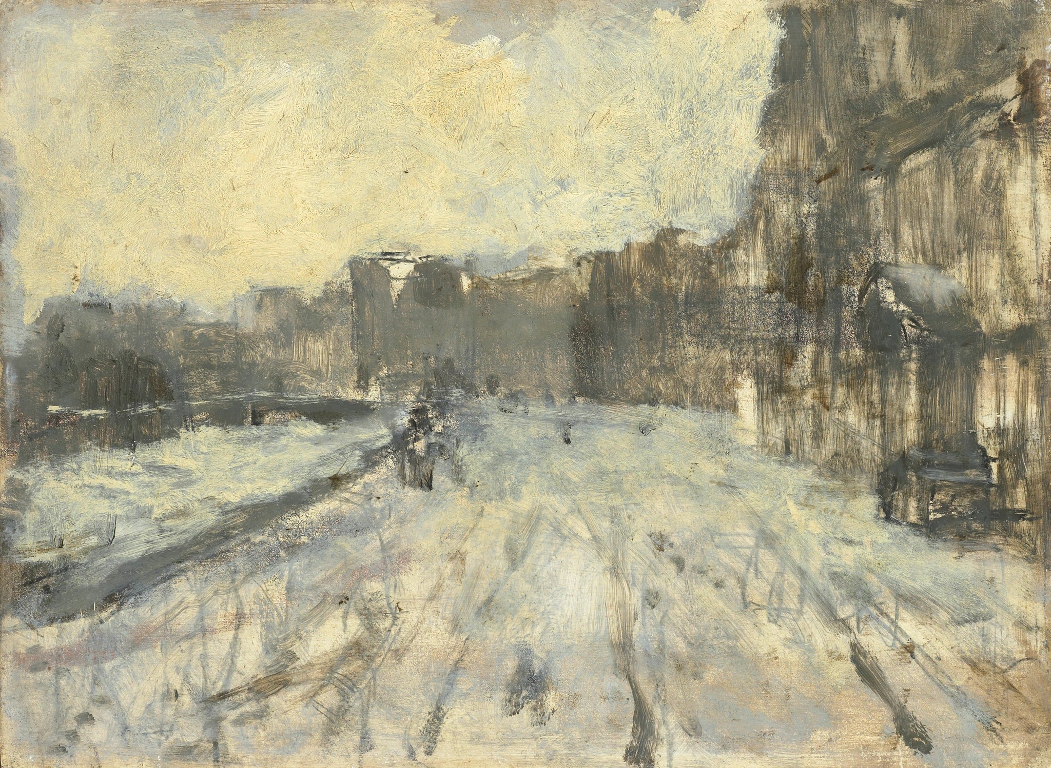 Le Rokin à Amsterdam - George Hendrik Breitner