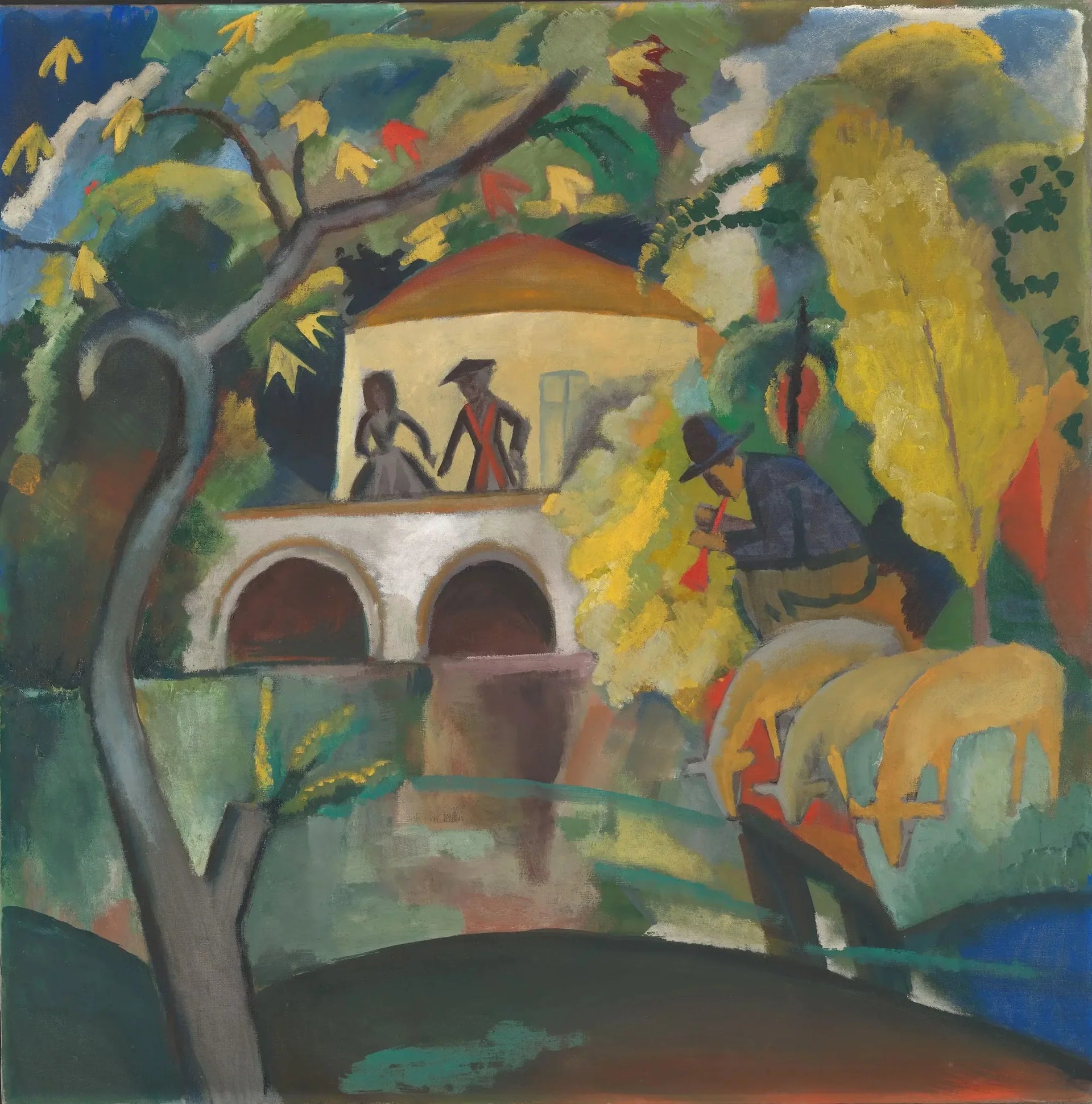 Rokoko - August Macke image 1 tableau peint à l’huile sur toile