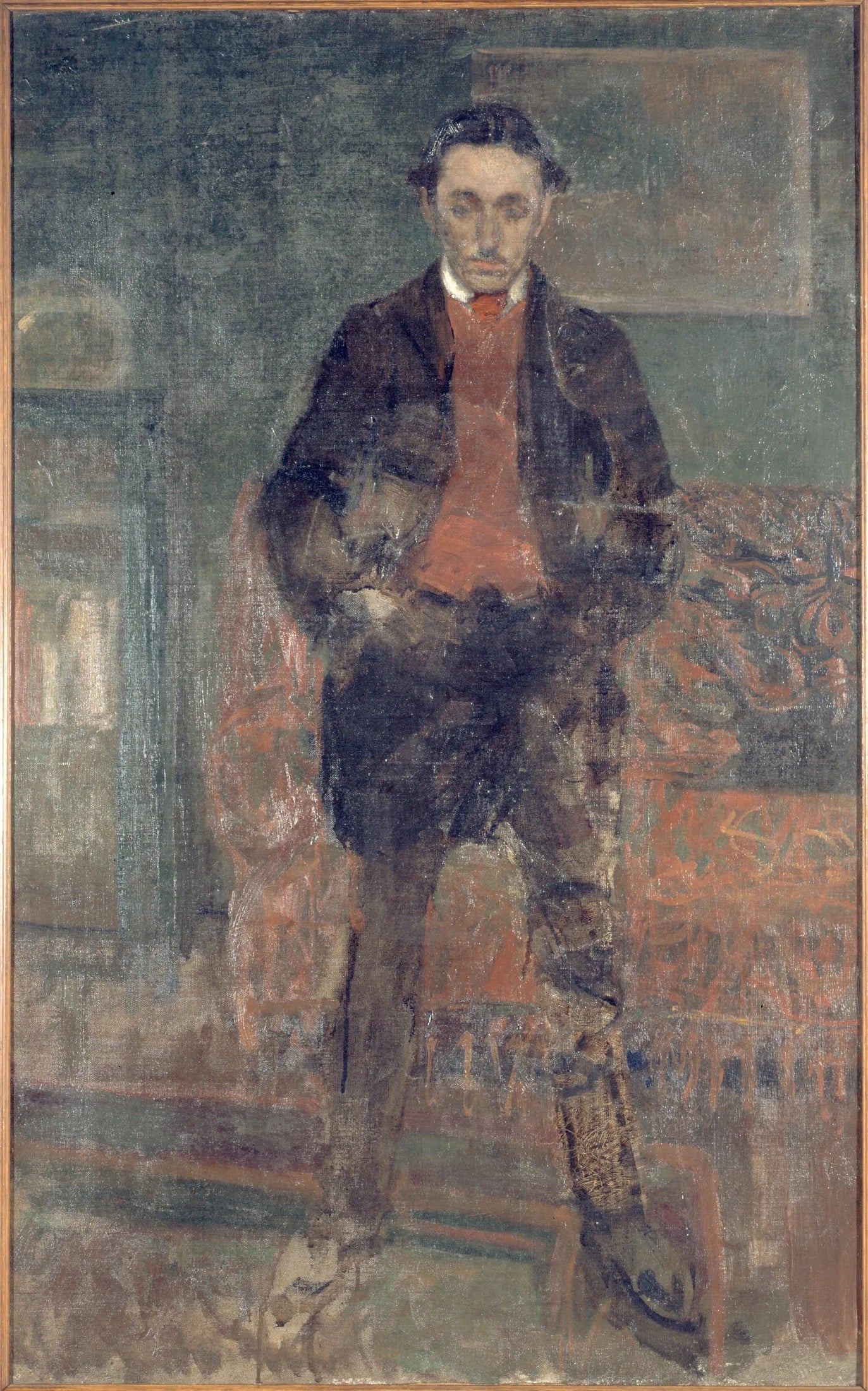 Roland Dorgelès (1886-1973), romancier - Louis Marcoussis image 1 reproduction de peinture à l’huile