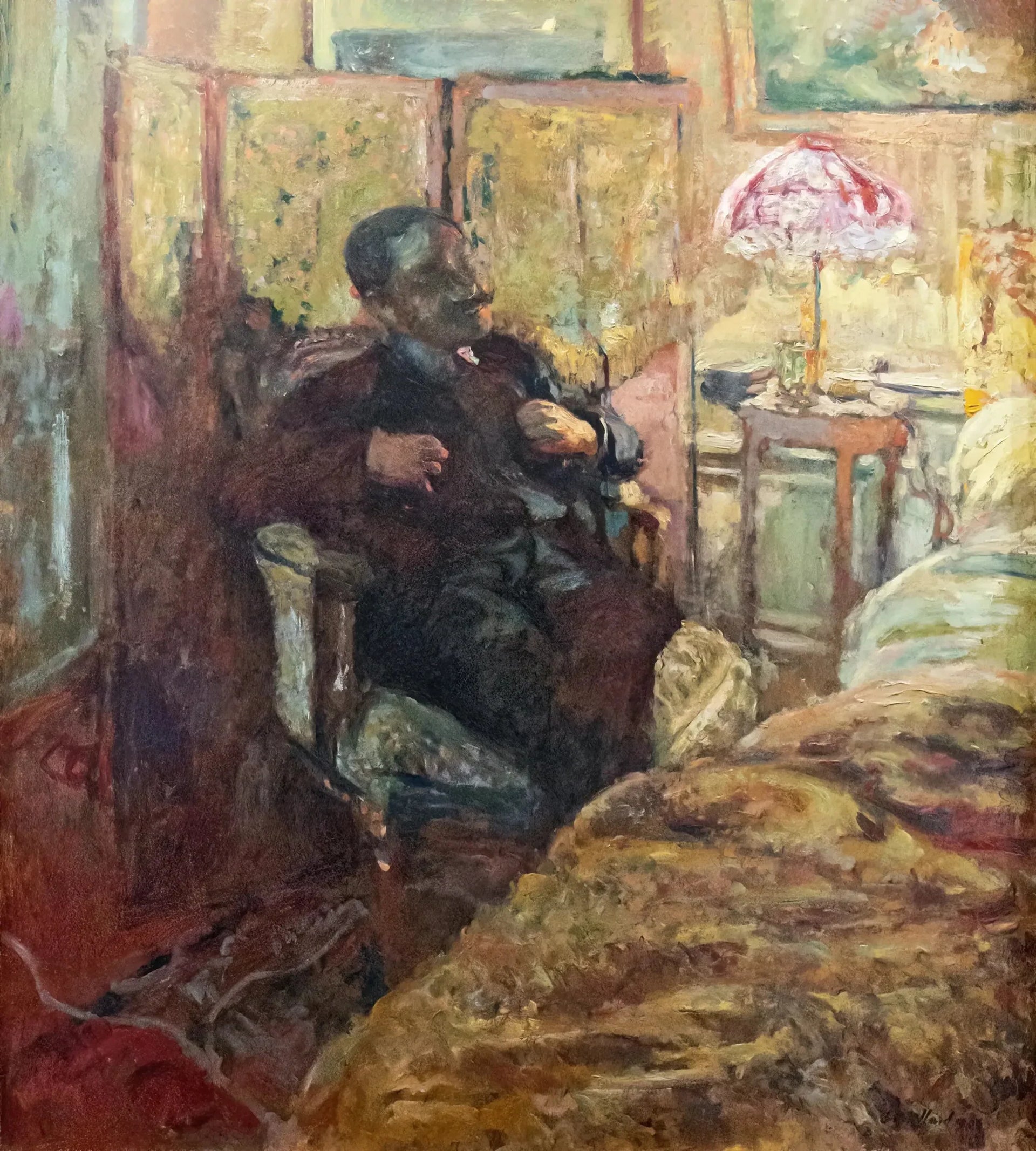Romain Coolus - Édouard Vuillard image 1 reproduction de peinture à l’huile