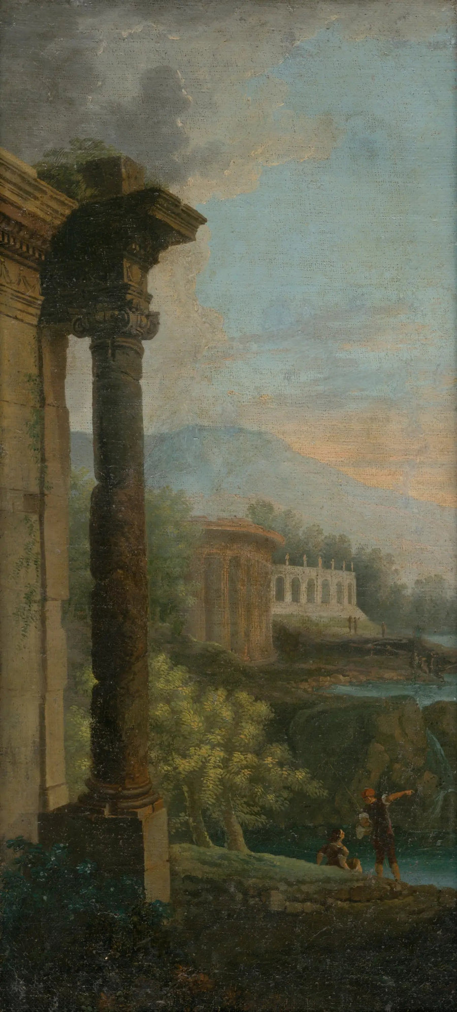 Romantická krajina s architektúrami - Giovanni Paolo Panini