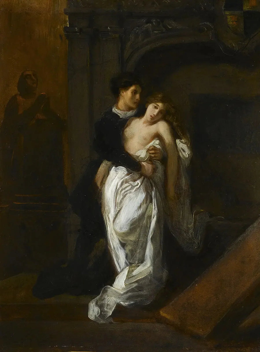 Roméo et Juliette au tombeau des Capulet - Eugène Delacroix