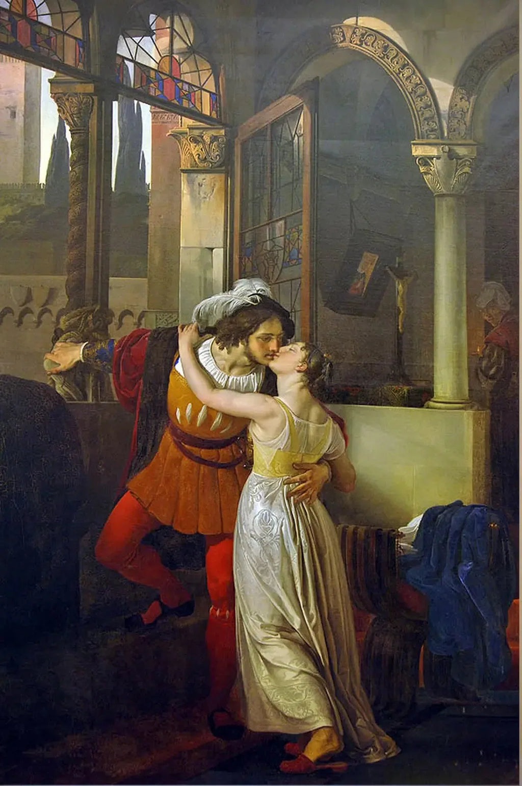 Roméo et Juliette - Francesco Hayez image 1 copie de tableau peinte à la main
