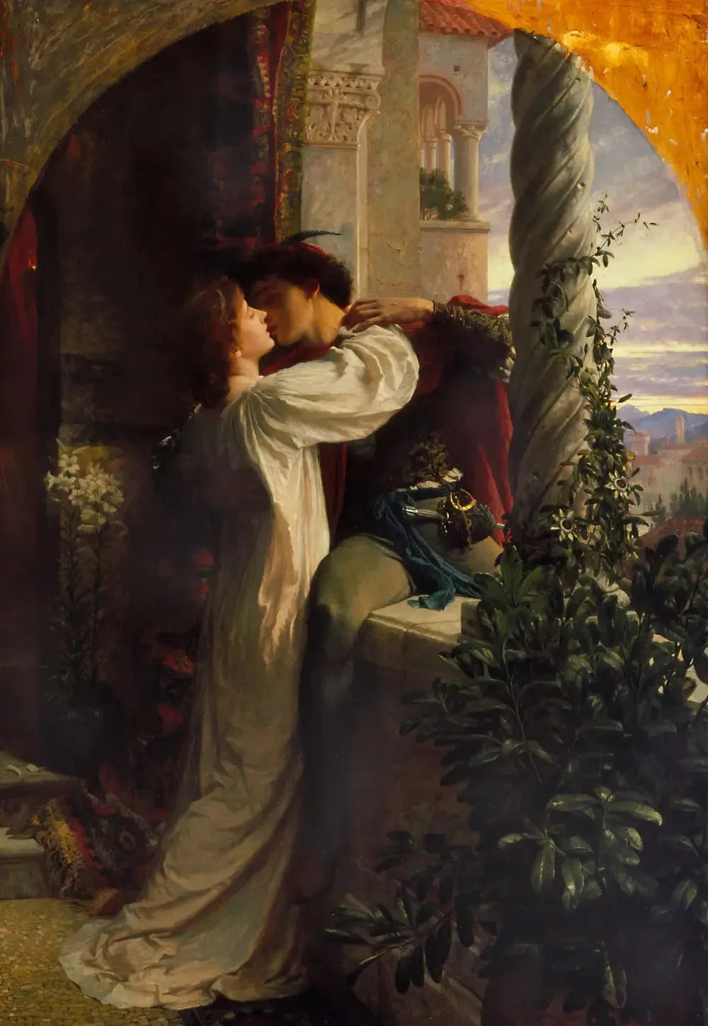 Roméo et Juliette - Frank Bernard Dicksee image 1 copie de tableau peinte à la main
