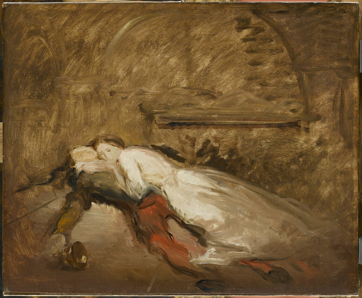 Roméo et Juliette - Théodore Chassériau image 1 reproduction artisanale de tableau