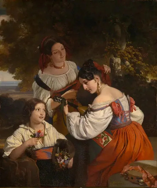 Römische Genreszene - Franz Xaver Winterhalter