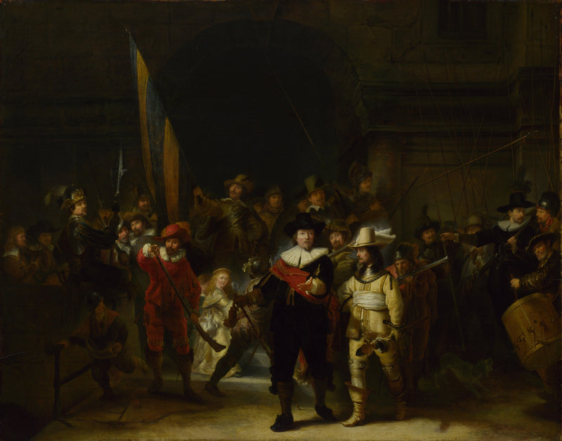 La Ronde de nuit, copie de Gerrit Lundens – d’après Rembrandt