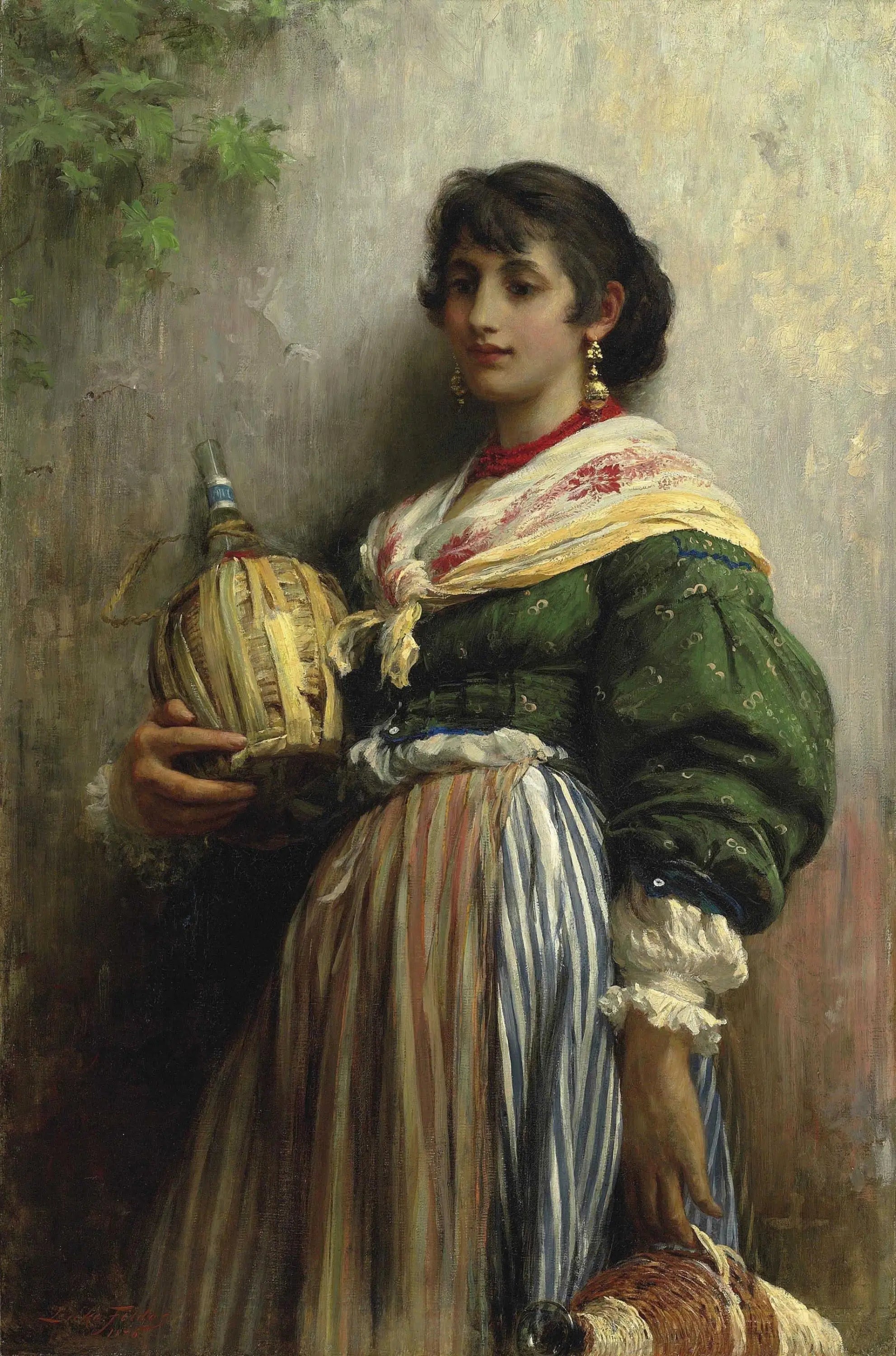 Rosa Siega - Luke Fildes image 1 copie de tableau peinte à la main