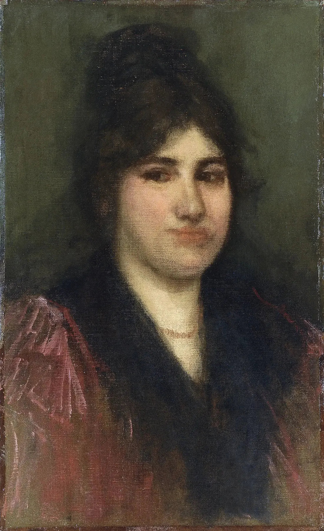Rose et or : La Napolitaine - James Abbott McNeill Whistler image 1 copie peinte à la main à l’huile