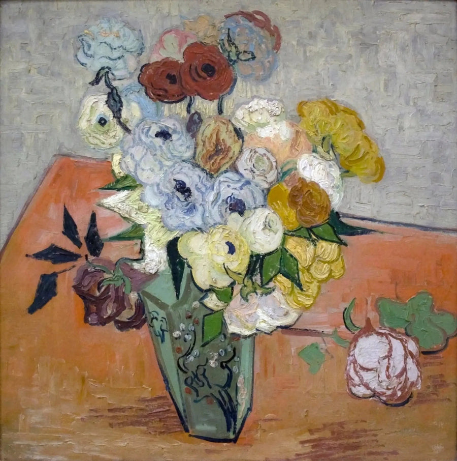 Троянди та анемони - Vincent van Gogh