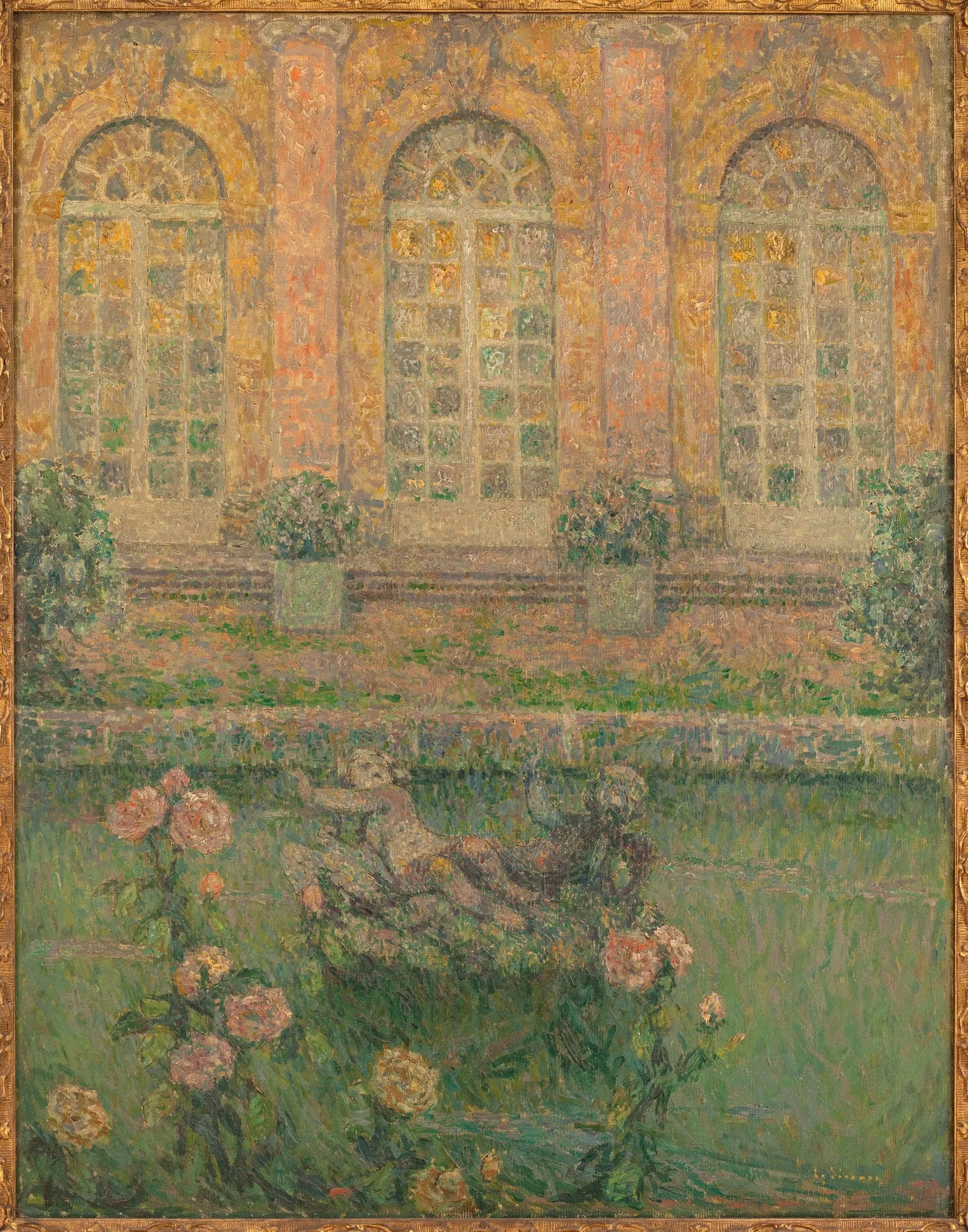 Roses de Trianon - Henri Le Sidaner image 1 reproduction artisanale de tableau