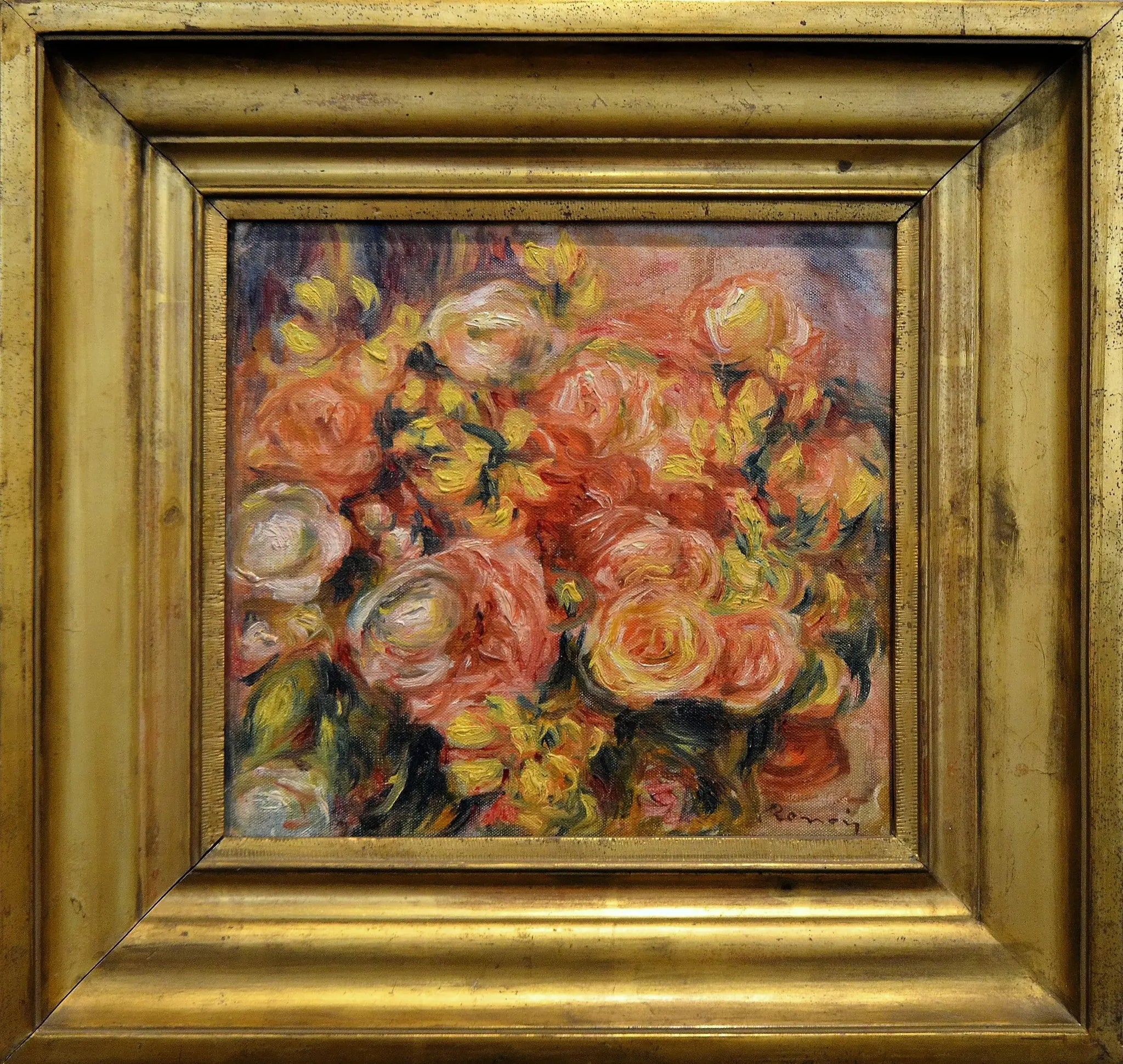 Roses - Pierre-Auguste Renoir image 1 reproduction artisanale de tableau