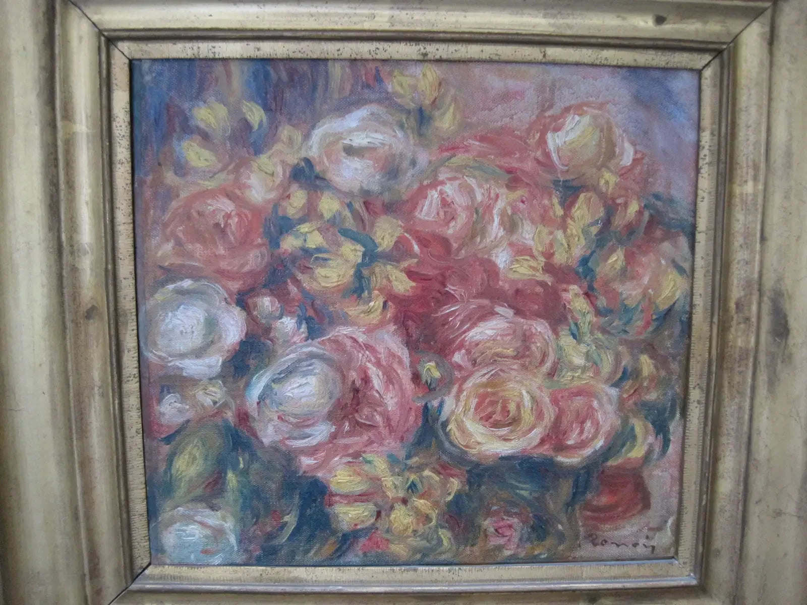 Roses - Pierre-Auguste Renoir image 1 copie peinte à la main à l’huile