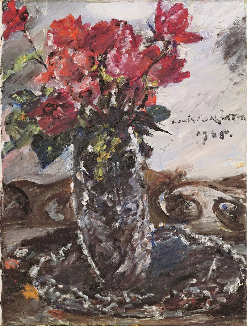 Rote Rosen - Lovis Corinth