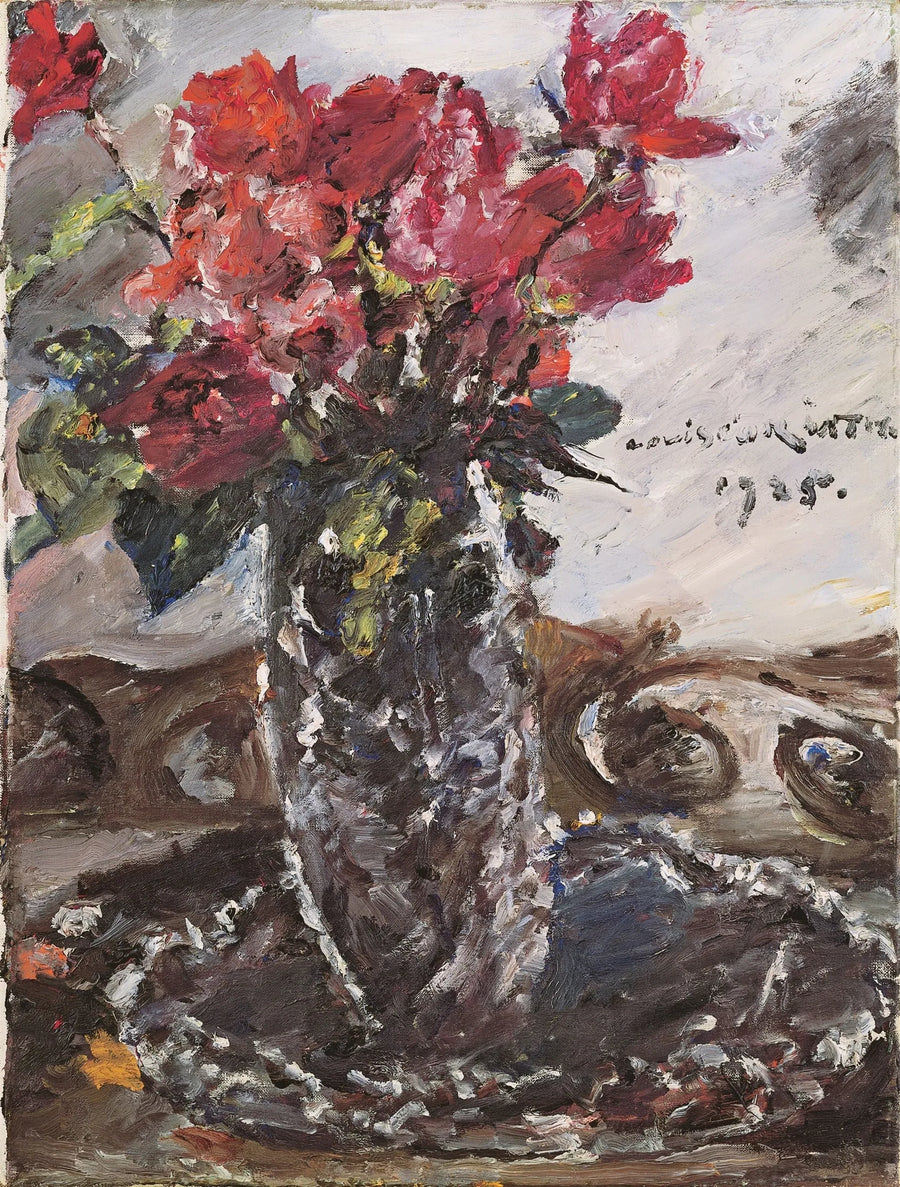 Rote Rosen - Lovis Corinth