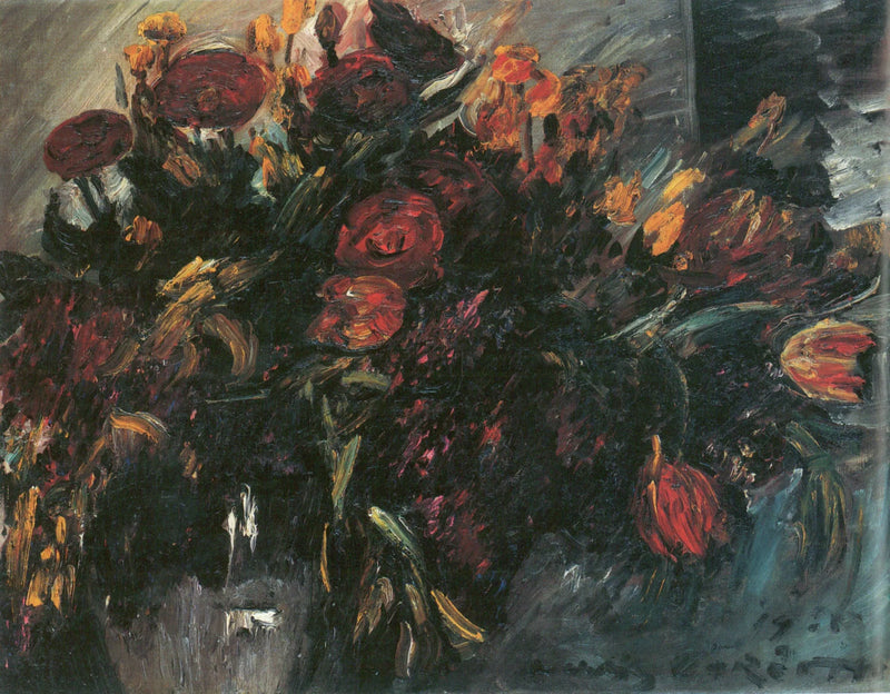 Rote und gelbe Tulpen - Lovis Corinth