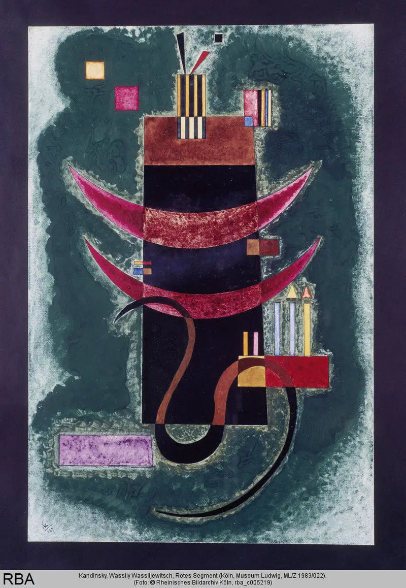 Rotes Segment - Vassily Kandinsky