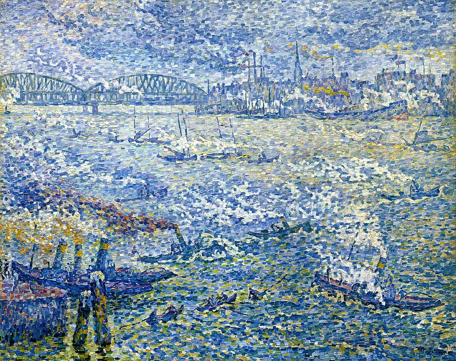 Rotterdam - Les Vapeurs - Paul Signac