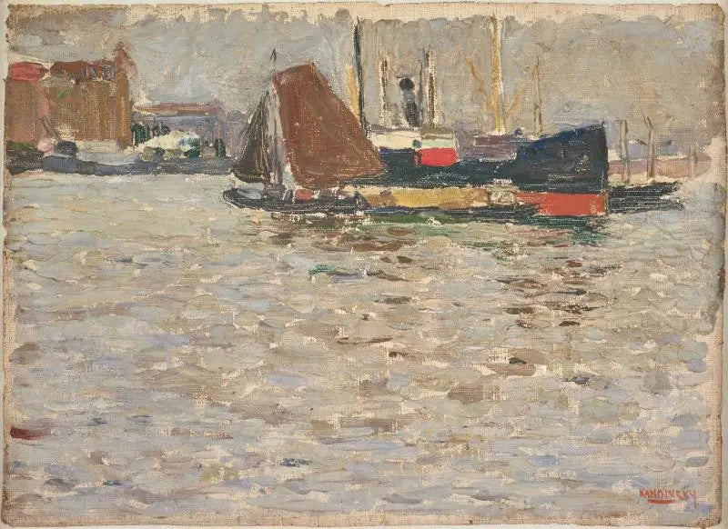 Rotterdam - Vassily Kandinsky image 1 tableau peint à l’huile sur toile