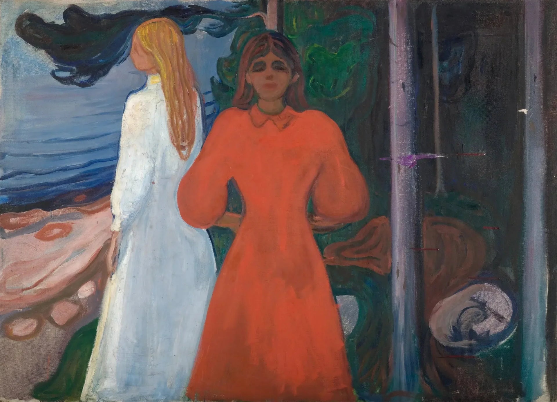 Rouge et Blanc - Edvard Munch image 1 reproduction d’œuvre d’art à l’huile