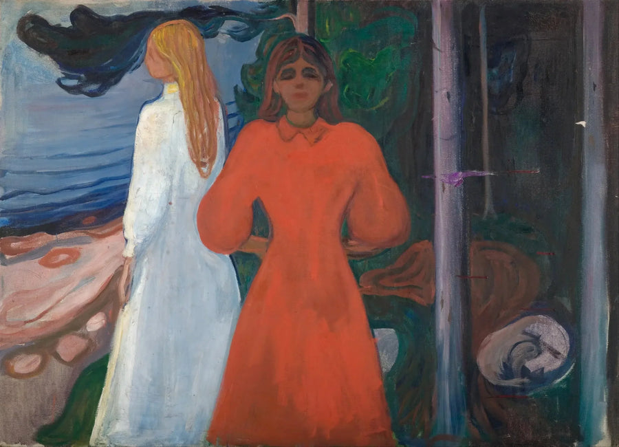 Rouge et Blanc - Edvard Munch