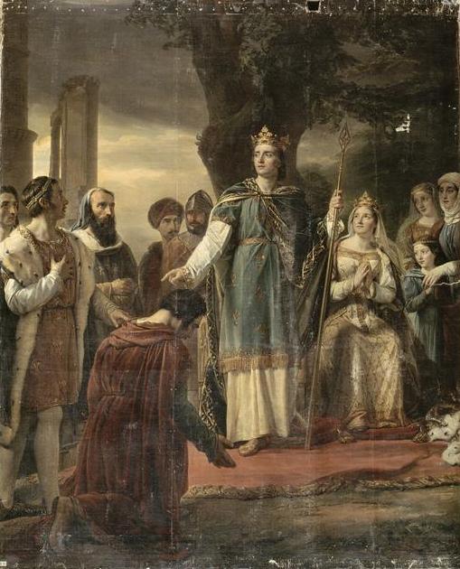 Saint Louis rendant la justice sous le chêne de Vincennes - Georges Rouget