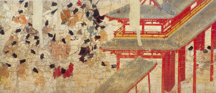 Rouleau de Ban Dainagon, Mitsunaga Tokiwa, 1200