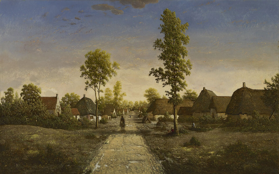 Le Village de Becquigny - Théodore Rousseau