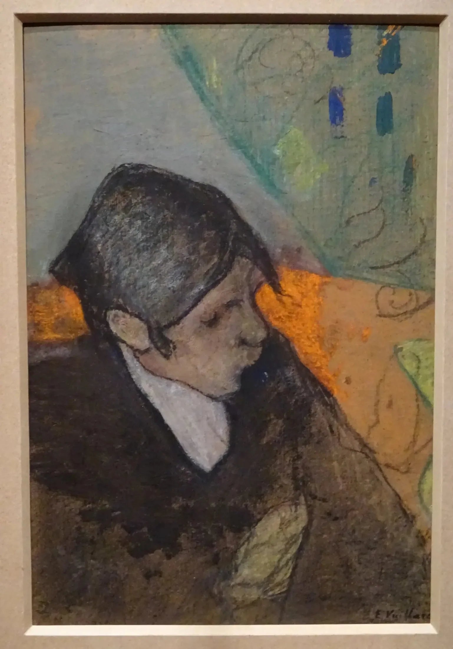 Roussel à la mèche noire - Édouard Vuillard image 1 reproduction de peinture à l’huile