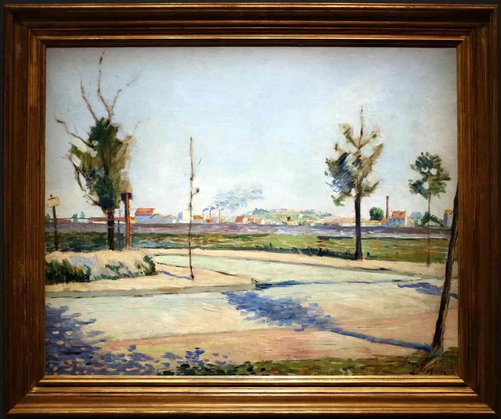 Route de Gennevilliers - Paul Signac image 2 reproduction artisanale de tableau