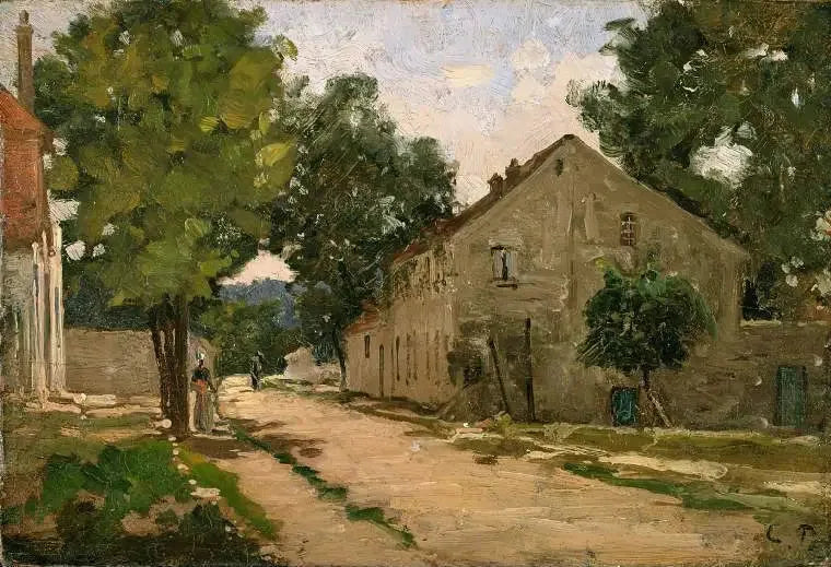 Route de Port-Marly - Camille Pissarro