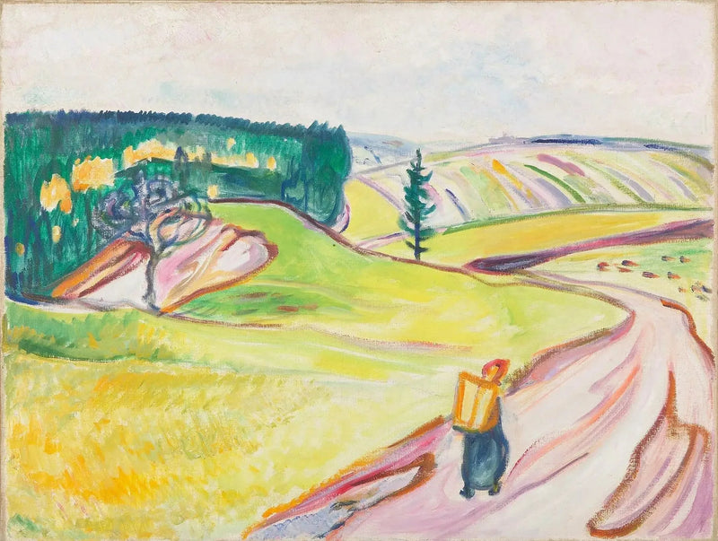Route en Thuringe - Edvard Munch