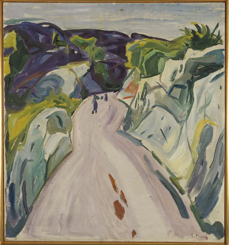 Route près de Kragerø - Edvard Munch