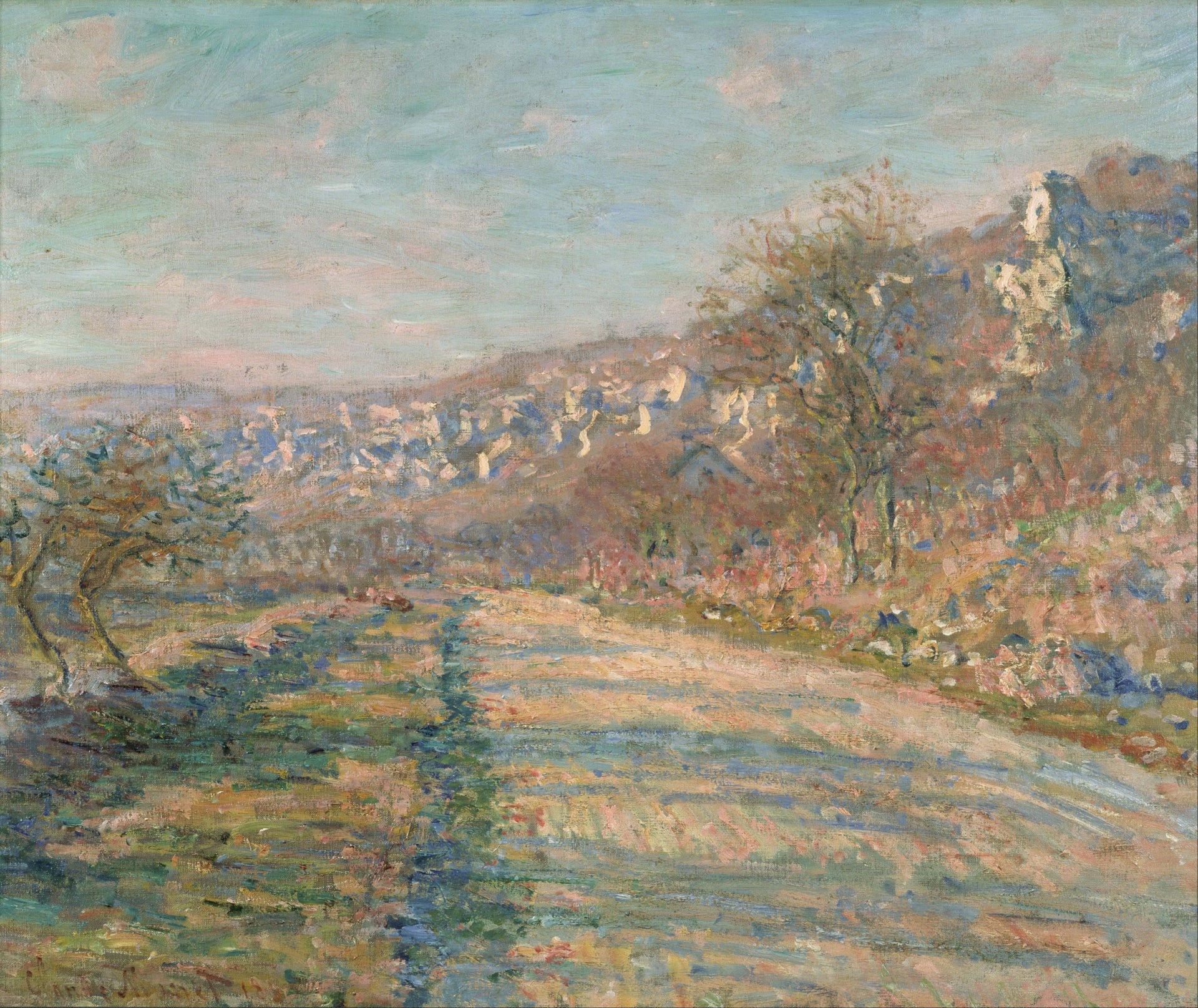 La Route de La Roche-Guyon W582 par Claude Monet, National Museum of Western Art